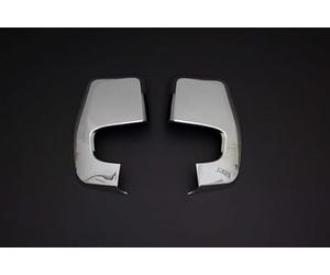 Lot de 2 coques de protection de rétroviseur en ABS chromé pour Ford Transit Custom Tourneo 2012 et plus