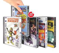 Lot de 2 coques de protection en acrylique transparent pour Sony PlayStation, Wii, Gamecube, PS2, Xbox Games, 4 mm d'épaisseur