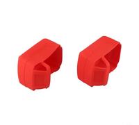 Lot de 2 coques de protection en silicone pour batterie 18 V 3.0 4.0 5.0, compatible avec les batteries d'outils électriques 18 V, coque étanche et antichoc (noir)