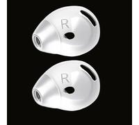 Lot de 2 coques de protection en silicone pour écouteurs Airpods 4e génération - Ultra-mince et antidérapant - Accessoires pour écouteurs - Transparent