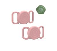Lot de 2 coques de protection en silicone pour Motorola Moto Tag - Coque de protection GPS anti-perte et anti-rayures - Support universel toergy pour enfants, personnes âgées, animaux domestiques