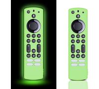 Lot De 2 Coques De Protection En Silicone Pour Télécommande Tv Fire Stick Glow In The Dark, Pour Télécommande Tv Firestick 4K Max/Insignia/Pioneer/Omni(Qled) - Vert Vif[TEL9121832]