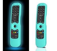 Lot de 2 coques de protection en silicone pour télécommande TV LG Glow in The Dark, coque à distance pour télécommande LG Smart TV AN-MR21GA MR22GA MR23GA MR24GA MR22GN MR23GN 2021-2024 (bleu lumineux