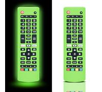 Lot de 2 coques de protection en silicone pour télécommande TV LG Glow in The Dark, pour télécommande LG Smart TV AKB75095307 AKB75375604 AKB74915305 (vert lumineux)