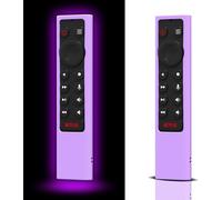 Lot De 2 Coques De Protection En Silicone Pour Télécommande Tv Nvidia Glow In The Dark - Pour Télécommande Smart Tv Nvidia Shield Android Tv Pro/4K Hdr Smart Tv (Violet Vif)[TEL9120860]