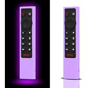Lot de 2 coques de protection en silicone pour télécommande TV NVIDIA Glow in The Dark - Pour télécommande Smart TV NVIDIA Shield Android TV Pro/4K HDR Smart TV (violet vif)