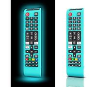 Lot de 2 coques de protection en silicone pour télécommande TV Samsung Glow in The Dark BN59-01301A Bn59-01315A Bn59-01199F (bleu lumineux)