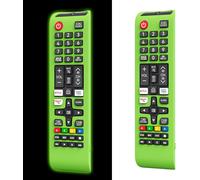 Lot De 2 Coques De Protection En Silicone Pour Télécommande Tv Samsung Glow In The Dark, Pour Télécommande Samsung Smart Tv Bn59-01301A Bn59-01315A Bn59-01199F (Vert Lumineux)[TEL9120848]