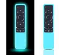 Lot De 2 Coques De Protection En Silicone Pour Télécommande Tv Samsung Glow In The Dark, Pour Télécommande Samsung Smart Tv Bn59 Series Bn59-01312A Bn59-01241A (Bleu Lumineux)[TEL9121948]