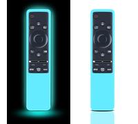 Lot de 2 coques de protection en silicone pour télécommande TV Samsung Glow in The Dark, pour télécommande Samsung Smart TV BN59 Series BN59-01312A BN59-01241A (bleu lumineux)