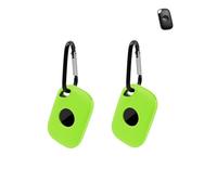 Lot de 2 coques de protection en silicone pour Tile Life 360 Pro 2024 - Tracker anti-perte - Coque durable et élégante, imperméable, anti-chute, vert