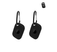 Lot de 2 coques de protection en silicone pour Tile Life 360 Pro 2024 - Tracker anti-perte - Coque durable et élégante, étanche, anti-chute, noir