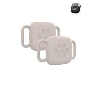 Lot de 2 coques de protection en silicone pour tracker de prévention des pertes Tile Life360 Mate 2024 - Coque durable et élégante, étanche, résistante aux chutes, étui de protection pour chien et