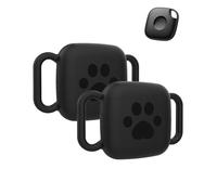 Lot de 2 coques de protection en silicone pour tracker de prévention des pertes Tile Life360 Mate 2024 - Coque durable et élégante, étanche, résistante aux chutes, étui de protection pour chien et