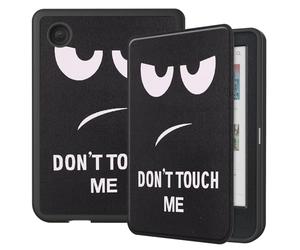 Lot de 2 coques de protection et verre d'écran pour Kobo Kobo Clara 2E 2022 BW 2024 Tolino Shine 5 Tolino Shine 4 6" Étui fin avec fonction support et fonction veille/réveil automatique
