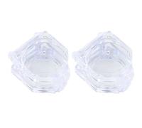 Lot de 2 coques de protection pour interrupteur d'arrêt d'urgence, couvercle de bouton étanche transparent pour interrupteur à bouton-poussoir de 22 mm de diamètre (transparent)