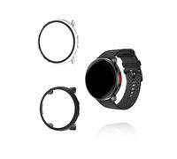 Lot de 2 coques de protection pour montre connectée Polar Vantage V3 / Polar Vantage M3 - Coque de protection en polycarbonate rigide yystao avec film de protection d'écran en verre 9H - Couverture