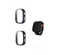 Lot de 2 coques de protection pour montre intelligente Xplora X6 Play, coque de protection en polycarbonate rigide yystao avec film de protection d'écran en verre 9H, couverture complète uniforme