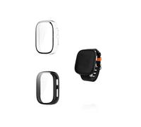 Lot de 2 coques de protection pour montre intelligente Xplora X6 Play, coque de protection en polycarbonate rigide yystao avec film de protection d'écran en verre 9H, couverture complète uniforme
