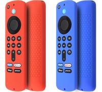 Lot De 2 Coques De Protection Pour Télécommande Compatible Avec Fire Tv Stick 4K Hd 2Ème (Sortie En 2024)/Télécommande Vocale Pioneer Alexa, Manchon En Silicone Antidérapant Avec D[TEL9120170]