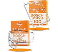 Lot de 2 coques de protection transparentes pour Bosch LED Remote & Intuvia 100 I Ebike Protection d'écran imperméable I Accessoires de vélo électrique Housse de protection contre la pluie pour vélo I