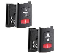 Lot de 2 coques de rechange pour clé télécommande 3BTN 2005 2006 2007 2008 Mazda 6 RX8 (KPU41788, GP7A-67-5RYB, FE04-67-5RYB)