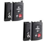 Lot de 2 coques de rechange pour clé télécommande 4BTN 2005 2006 2007 2008 2009 2010 Mazda 6 RX8 (KPU41788, GP7A-67-5RYB)