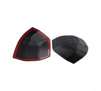 Lot de 2 coques de rétroviseur extérieur pour Land Rover pour defender 90 110 130 2020-2024, boîtier de rétroviseur en plastique ABS, noir mat/noir brillant, 2 pièces (noir mat)