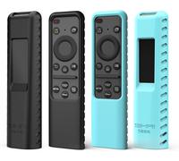 Lot de 2 coques de télécommande pour Samsung 2023 SolarCell TM2360E BN59-01432A, coque de télécommande pour Samsung Neo QLED OLED Smart TV TM2361E BN59-01439A BN59-01432J (noir/bleu)