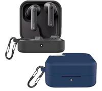 Lot de 2 Coques easyBee compatibles avec Les écouteurs sans Fil CMF Nothing Buds Pro 2, 2 mousquetons Coque en Silicone Liquide Anti-Chocs, étui de Protection pour Casque Bluetooth