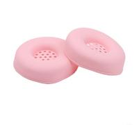 Lot de 2 coques en silicone compatibles avec les casques Toniebox - Absorption des chocs et des chutes - Protection douce pour la peau - Gris, rose, bleu, rouge (rose)