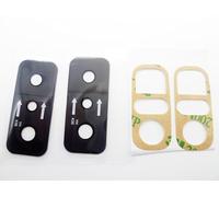 Lot de 2 coques en verre pour objectif d'appareil photo arrière avec adhésif de rechange compatible avec Xiaomi Mi 11t/11t Pro 6,5"