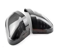 Lot De 2 Coques Extérieurs Noires Pour A4 Pour A5 B9 2017-2019 S4 S5 Et RS5 Finition Noir Nacré Brillant. Rétroviseur d'aile voiture(No Side Assist 1)