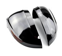 Lot De 2 Coques Extérieurs Noires Pour A4 Pour A5 B9 2017-2019 S4 S5 Et RS5 Finition Noir Nacré Brillant. Rétroviseur d'aile voiture(No Side Assist 2)