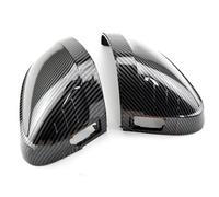 Lot De 2 Coques Extérieurs Noires Pour A4 Pour A5 B9 2017-2019 S4 S5 Et RS5 Finition Noir Nacré Brillant. Rétroviseur d'aile voiture(With Side Assist 1)