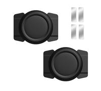 Lot de 2 coques magnétiques compatibles avec AirTag, coque de protection cachée avec support magnétique puissant pour surface métallique de voiture, ordinateur portable, vélo - Étanche - Anti-perte