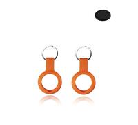 Lot de 2 coques pour Chipolo ONE Key Finder - Durable - Silicone respectueux de l'environnement - Anti-choc - Facile à enlever et anti-perte - Orange