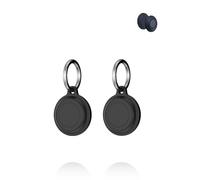 Lot de 2 coques pour Motorola Smart Tag - Coque résistante aux chocs, compatible avec les signaux et facile à enlever pour localiser - Durable, respectueuse de l'environnement et anti-perte - Noir