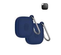 Lot de 2 coques pour tracker Bluetooth Tile by Life360 Mate, en silicone souple, portable, résistant aux rayures et aux chocs, bleu.