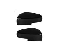 Lot De 2 Coques Rétroviseur en ABS pour Suzuki pour Swift 2024-2025 Style Fibre Carbone Coque Rétroviseur Côté(Black)
