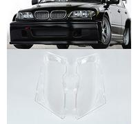 Lot de 2 coques transparentes pour phares avant gauche et droit E46 Série 3 320i 325i 325xi 330i 330xi 4 portes