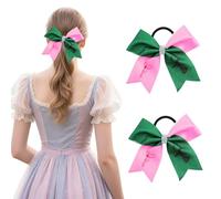 Lot de 2 cordes à cheveux de sorcière pour femme, rose et vert, accessoires sur le thème de la sorcière, cadeaux méchants pour femme, accessoires de cheveux méchants pour Halloween/fête d'anniversaire