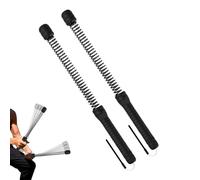 Lot de 2 cordes de combat, courtes, sans fil, antidérapantes, anti-nœuds, pour les amateurs de fitness, à la maison, au studio, à l'extérieur, au jardin