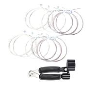 Lot de 2 cordes de guitare classique avec outil enrouleur | Ton chaud livré avec un enrouleur de cordes pratique 3 en 1