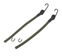 Lot de 2 Cordon Élastique, Ficelle Flexible Tactique pour Casque, avec Boucle en U, pour L'extérieur, Casques Tactiques