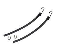 Lot de 2 Cordon Élastique, Ficelle Flexible Tactique pour Casque, avec Boucle en U, pour L'extérieur, Casques Tactiques