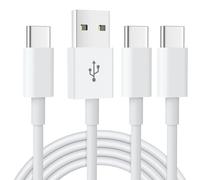 Lot de 2 cordons de charge USB C super rapides pour tablette Doogee Tab U11/U10Pro/U9Mini/T10E/T10/T10s/T10+/T10W/T20/T20S/T30S/T30E/T30SE/T40/T30Pro [1M] [Lot de 2] [USB A vers USB C + USB C vers USB