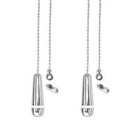 Lot de 2 cordons de remorque, kit de rechange pour interrupteur de salle de bain, interrupteur à cordon, câble d'interrupteur, cordon de serrage pour lampes de salle de bain, stores, plafonniers,