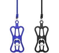 Lot De 2 Cordons Élastiques Pour Téléphone Portable,Tour De Cou Pour Téléphone Portable,Pendentifs Pour Téléphone Portable,À Accro