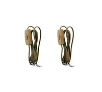 - Lot de 2 cordons + interrupteur luminaire 1,5m - Doré